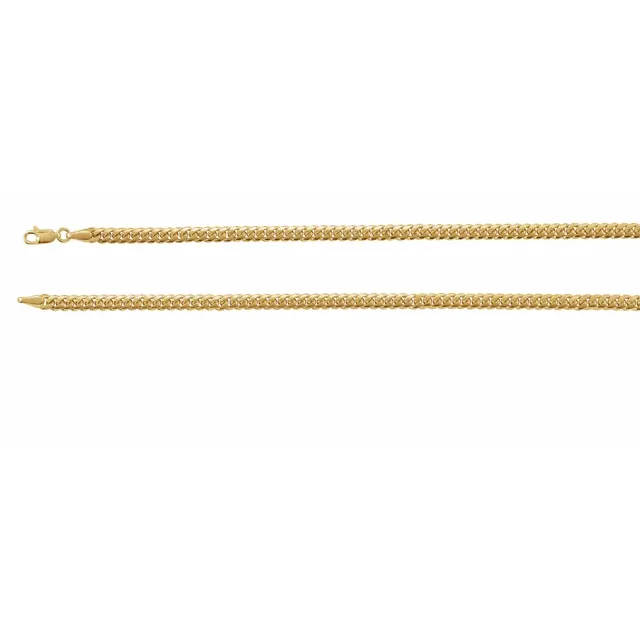 14K Yellow 4.35 mm Solid Miami Cuban Curb 8" Bracelet - Deloure Jewelers LLC