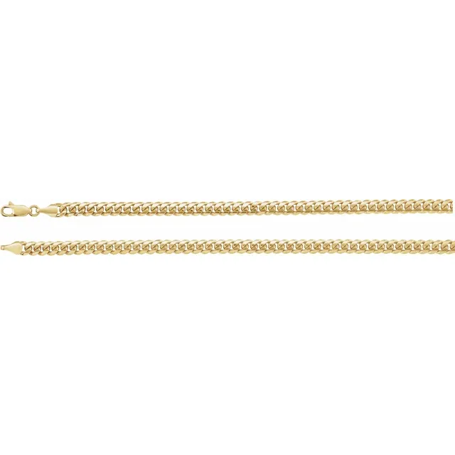 14K Yellow 5 mm Solid Miami Cuban Curb 5" Bracelet - Deloure Jewelers LLC