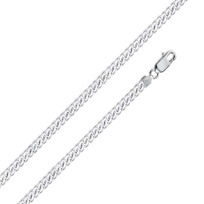 925 Sterling Silver Solid Miami Cuban Chain 4.9mm - Deloure Jewelers LLC