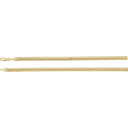 14K Yellow 5 mm Solid Miami Cuban Curb 5" Bracelet - Deloure Jewelers LLC