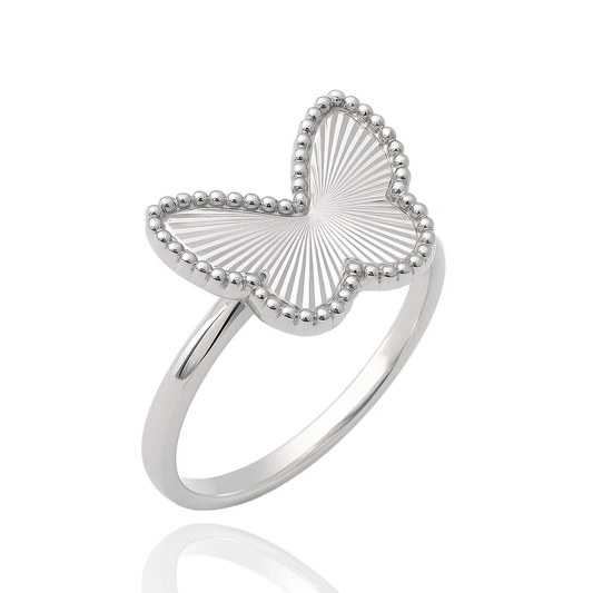 Rhodium Plated 925 Sterling Silver Diamond Cut - Deloure Jewelers LLC